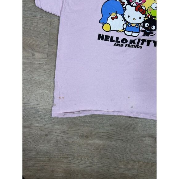 Sanrio Hello Kitty And Friends Pink Short Sleeve T-Shirt Size 2XL - Picture 2 of 6